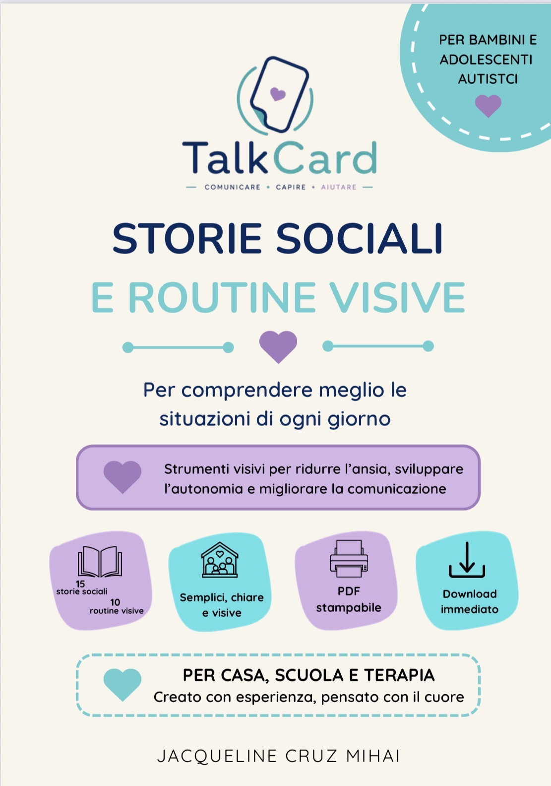 15 storie sociali + 10 routine visive